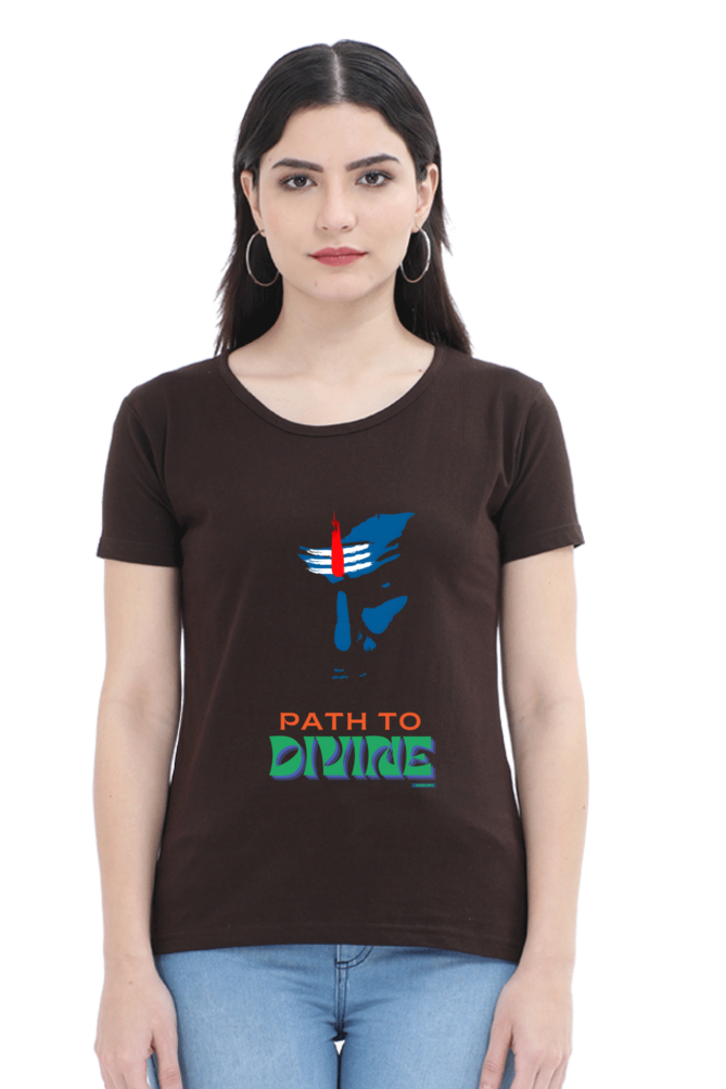 Divine Vibes Female Tee – Radiate Inner Peace ✨👕