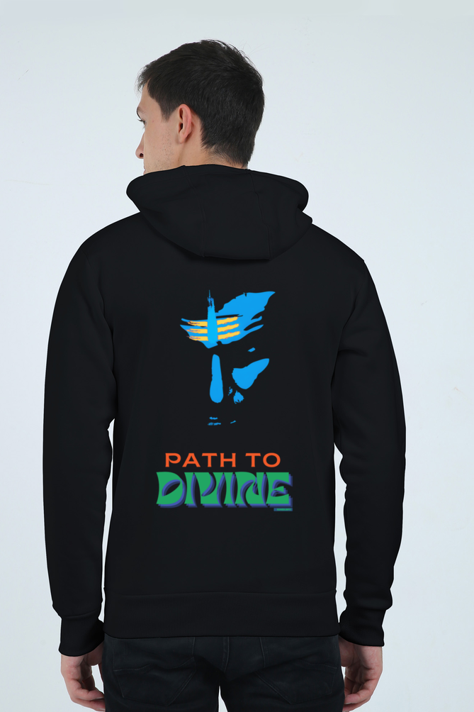 Maha Kumbh Divine Vibes (Light) Zip Hoodie