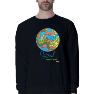 “Sacred Waves Sweatshirt | The Path of Flow”