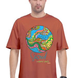 “Sacred Waves Oversized t-shirt| The Path of Flow”