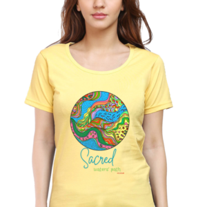Sacred Waves Female Tee – Flow with Elegance 🌊👕