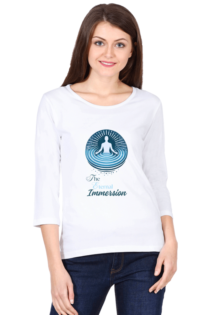 Eternal Harmony Female Full Sleeves Tee β Balance with Kumbh Spirit πΏπ