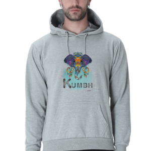 "Kumbh Aura Hoodie | Celebrate with the Spirit of the Elephant"