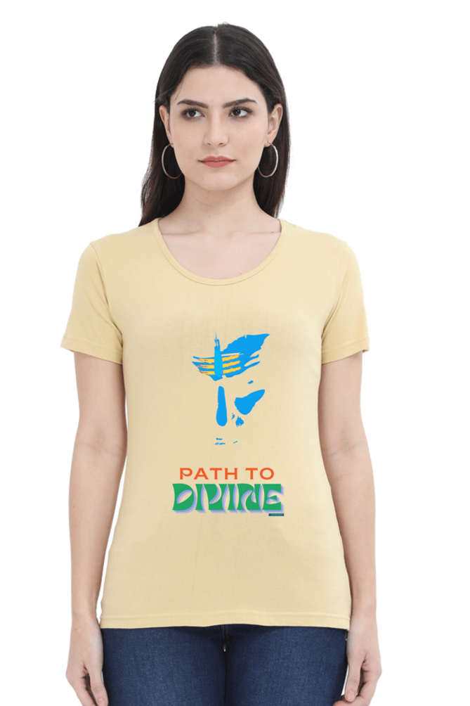 Divine Vibes (Light) Female Tee – Shine with Positivity ☀️👕
