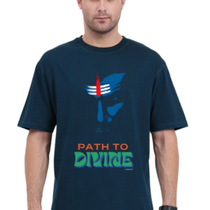 Divine Vibes Oversized T-shirt | Embrace the Power of Shiva’s Path