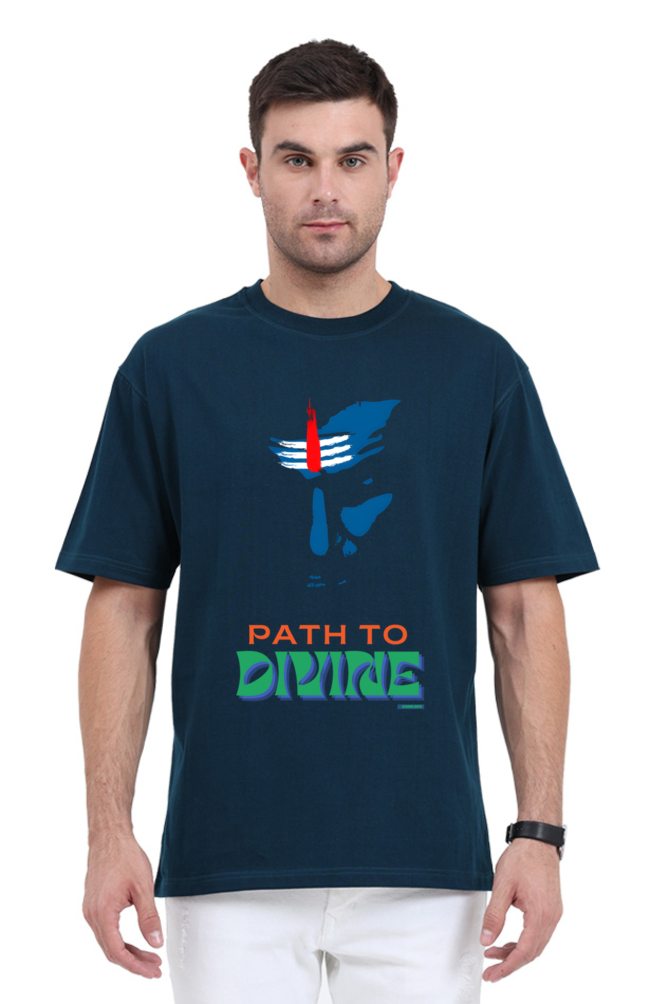 Divine Vibes Oversized T-shirt | Embrace the Power of Shiva’s Path